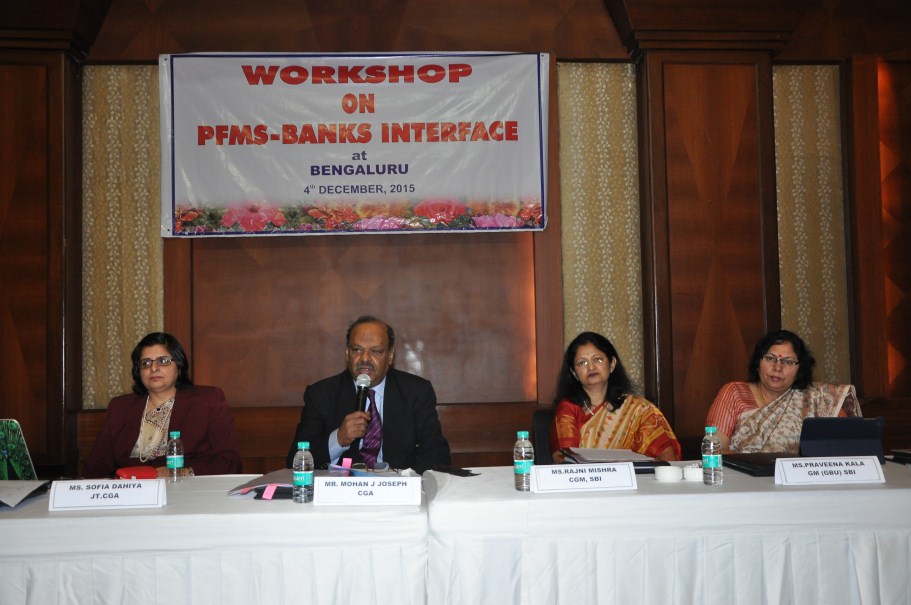 PFMS-Banks Interface Workshop on 04th December 2015 in Bengaluru